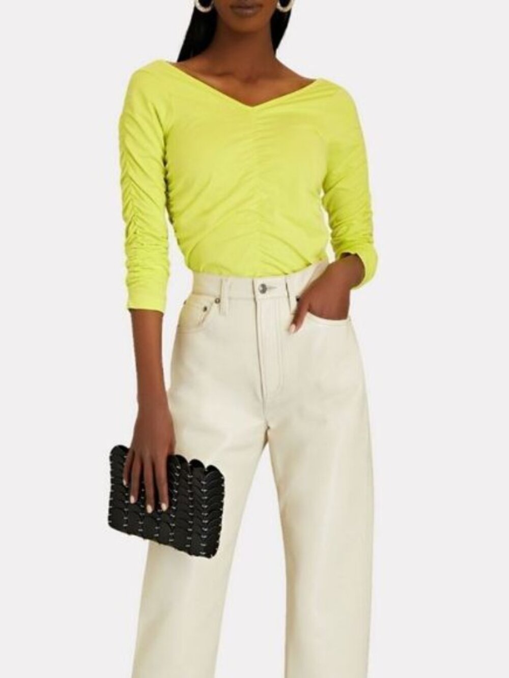 Helmut Lang Acid Ruched Top - Picture 3 of 7